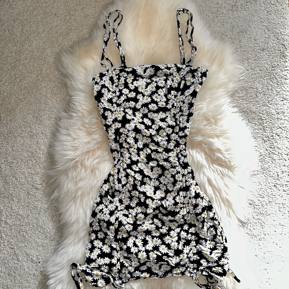Garage Double Ruched Mini Dress - Size XXS